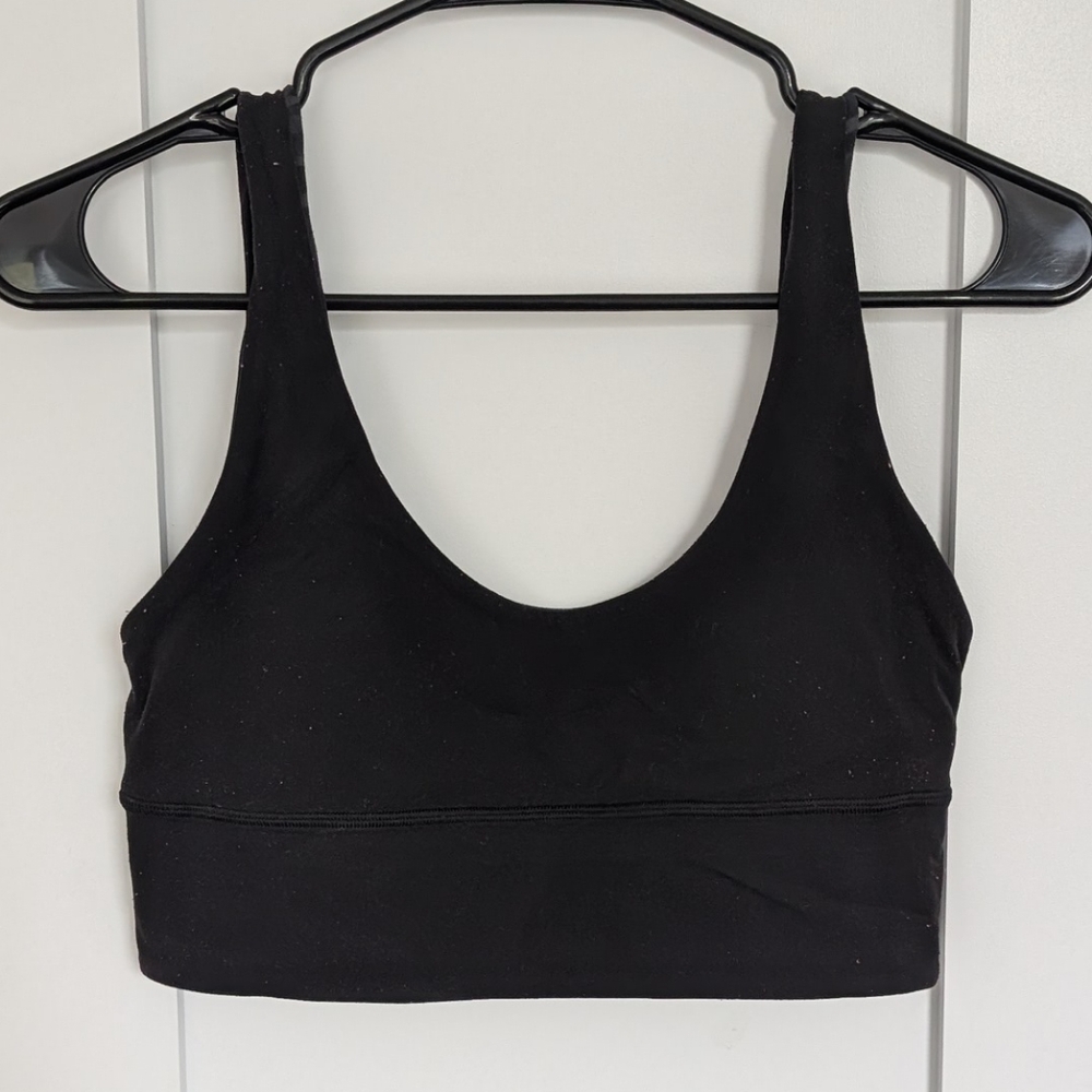 Lululemon Align Reversible Black Zebra Print Sports Bra Size Small 6